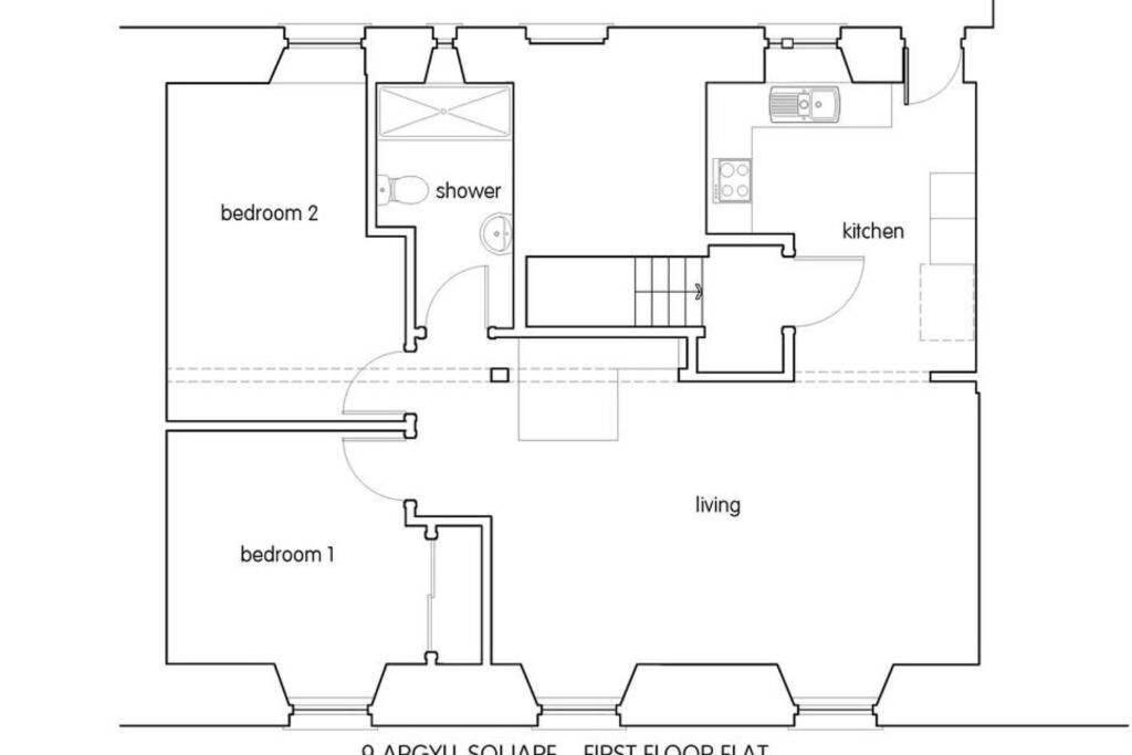 Argyle Square Apartment Oban Exterior foto
